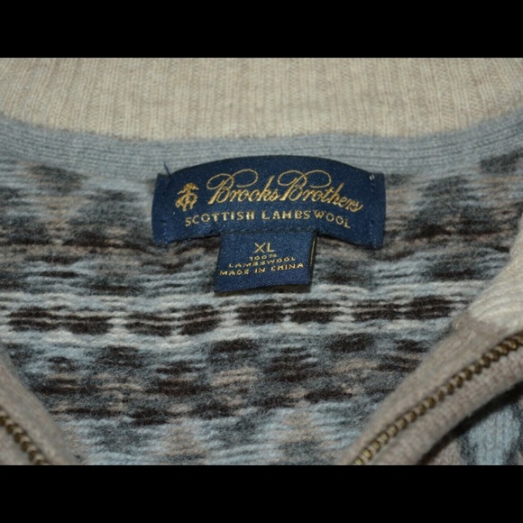 Brooks Brothers Scottish Lambs Wool Sweater - Picture 5 of 9